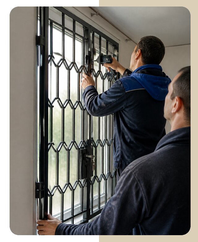 Установка распашных решеток в Керчи цена от 6638 р. | ДвериЛегко-Крч